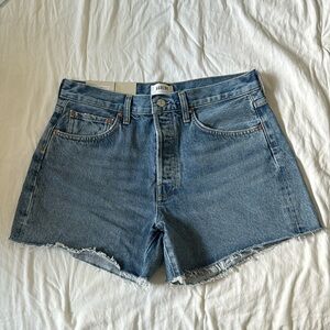 Brand new w/ tags, Parker Long Short from AGOLDE. Size 28. Color is Skywave.